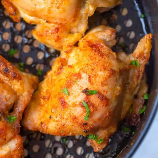 Air Fryer Boneless Chicken Thighs - Recipe photo by AllThingsMamma