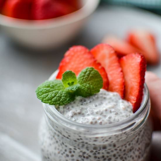 Kefir Chia Pudding - Recipe photo by littlehomeinthemaking