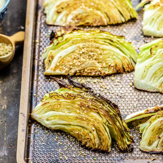 "Sexy" Crispy Roasted Cabbage - Recipe photo by The Mediterranean Dish
