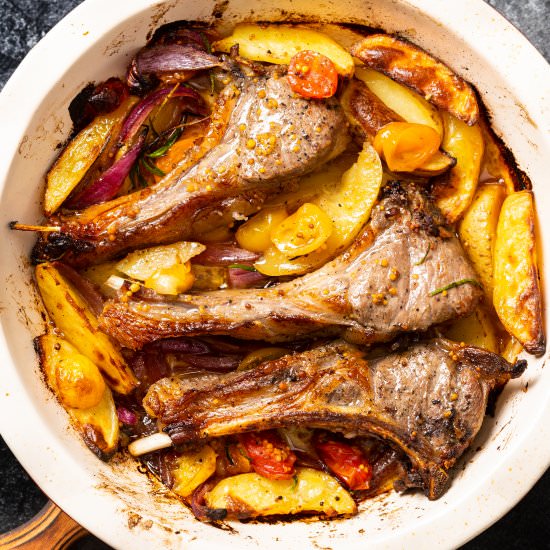 GREEK LAMB RIBS - Recipe photo by bibleoftaste