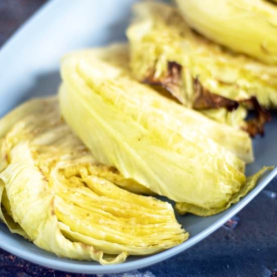 Roasted cabbage - Recipe photo by Mandy Sneaky Veg