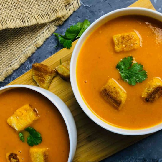 tomato shorba/soup - Recipe photo by easyindiancookbook