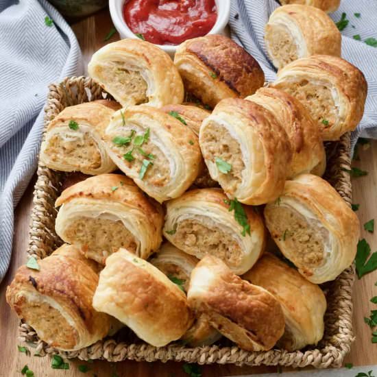 Vegan Sausage Rolls - Recipe photo by joskitchenlarder