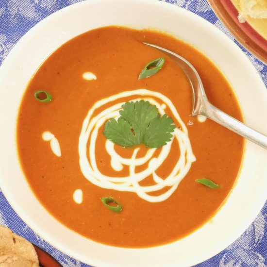 Indian Spiced Tomato Soup - Recipe photo by MyIndianStove