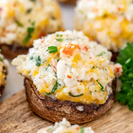 Crab Stuffed Mushroom - Recipe photo by ValentinasCorner