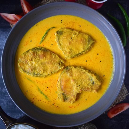 Shorshe maach - Recipe photo by rumkisgoldenspoon