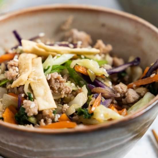 Egg Roll in a Bowl - Recipe photo by noshingwiththenolands