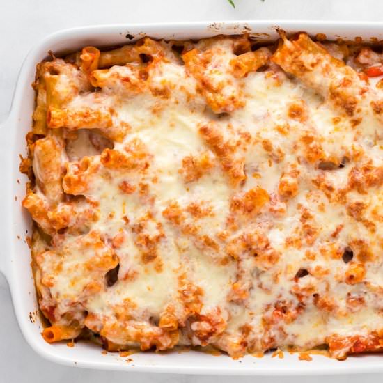 Vegetarian Baked Ziti - Recipe photo by buildyourbite