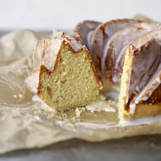Glazed Donut Bundt Cake - Recipe photo by simmerandsauce