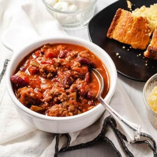 Impossible™ Meat Vegetarian Chili - Recipe photo by Craftingafamily