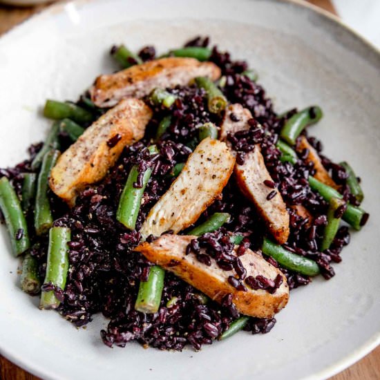 Chicken Black Rice - Recipe photo by jernejkitchen