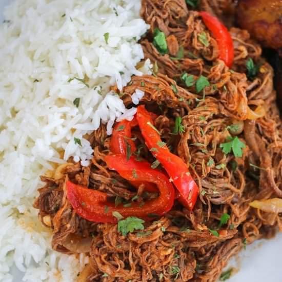 Ropa Vieja (Cuban Shredded Steak) - Recipe photo by The Mad Table