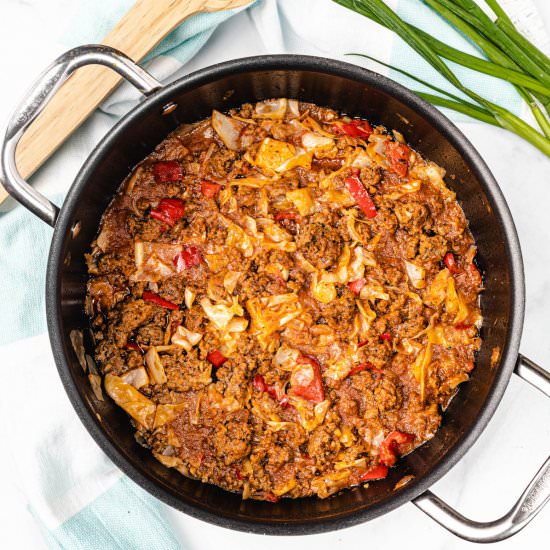 African Cabbage Stew - Recipe photo by lowcarbafrica