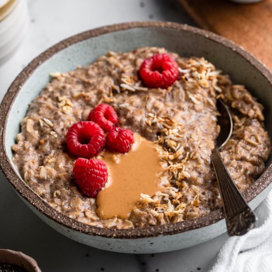 Chia Seed Oatmeal - Recipe photo by foodfaithfitness