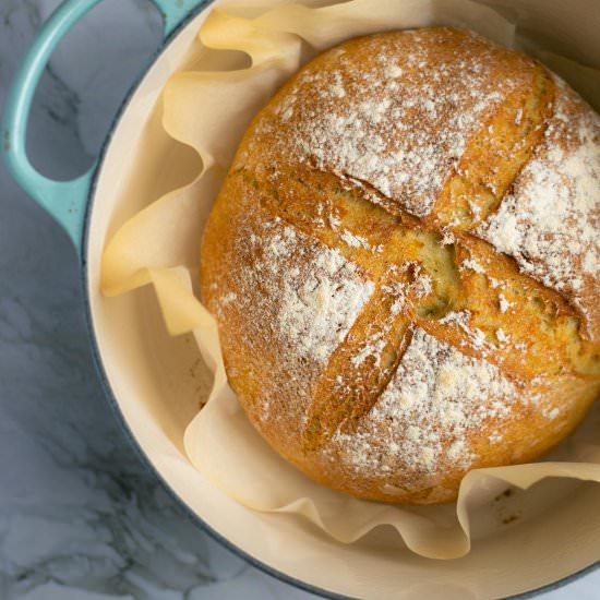 Artisan Dutch Oven Semolina Bread - Recipe photo by lexasrecipes