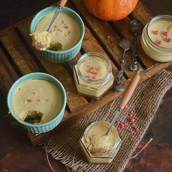 Pumpkin cheesecake Jars - Recipe photo by Sharmila Kingsly