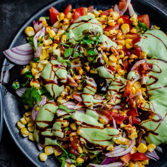 Corn Chaat - Recipe photo by tiffinandteaofficial