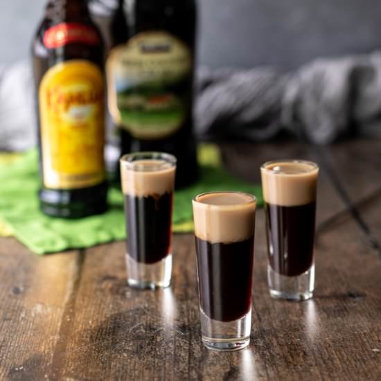 Baby Guinness Shots - Recipe photo by anerdcooks