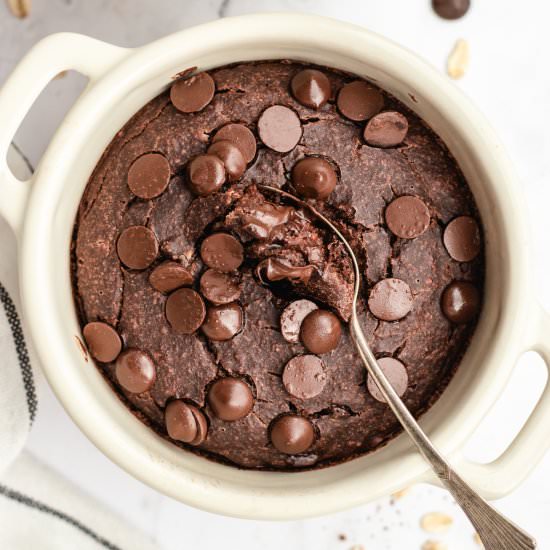 Chocolate Baked Oats - Recipe photo by Thedeliciousplate