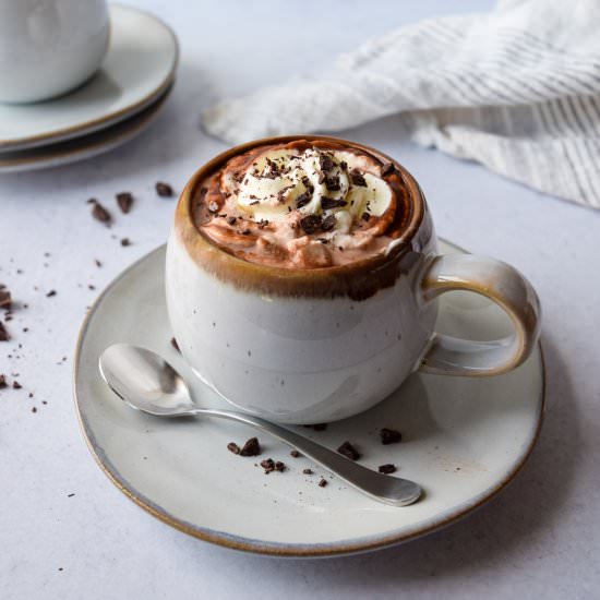 Creamy Oat Milk Hot Chocolate - Recipe photo by freshapron