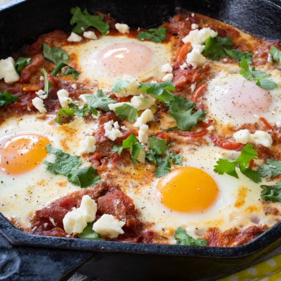 Shakshuka - Recipe photo by For the Love of Cooking
