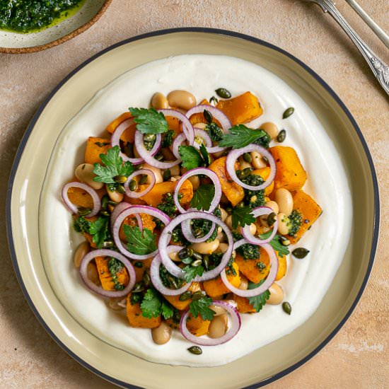 Butternut Squash Salad - Recipe photo by between2kitchens