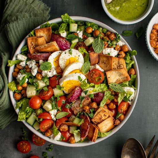 Not your everyday fattoush salad - Recipe photo by cherryonmysundae