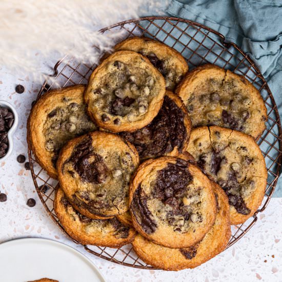 Malted Chocolate Chip Cookies - Recipe photo by leisurefanclub