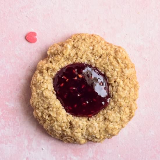Healthy Thumbprint Cookies - Recipe photo by Annikaeats