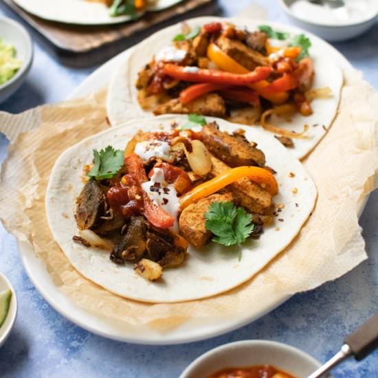Quorn Fajitas (Under 30 Minutes) - Recipe photo by veganpunks