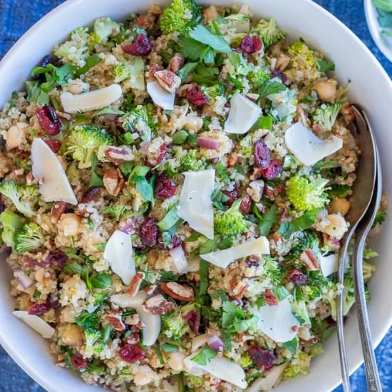 Quinoa Salad with Broccoli - Recipe photo by She Likes Food