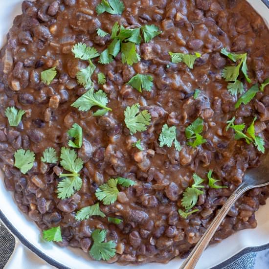 Mexican Black Beans - Recipe photo by She Likes Food