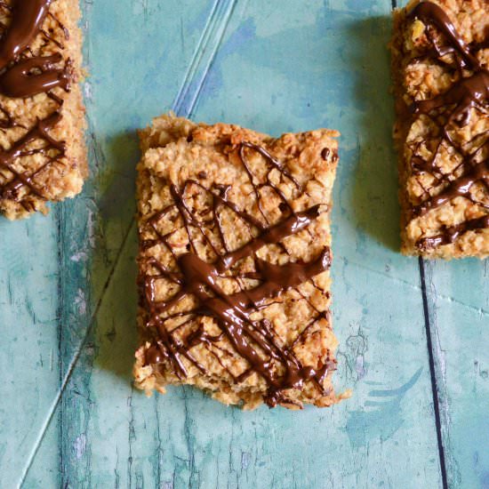 Ginger Chocolate Flapjacks - Recipe photo by Fiona Kennedy