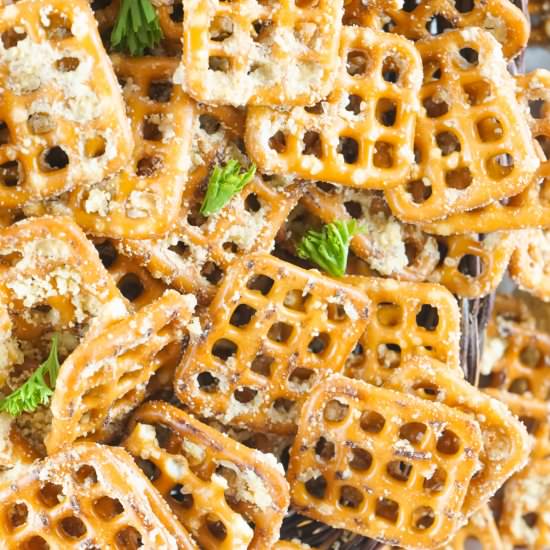 Smoked Seasoned Pretzels - Recipe photo by BBQing With The Nolands
