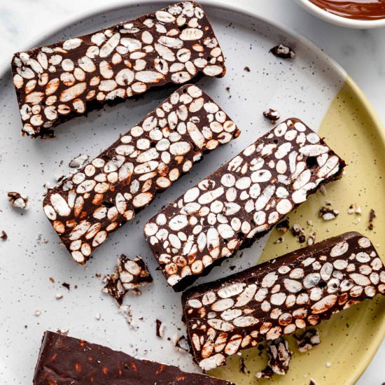Chocolate Crunch Bars - Recipe photo by jernejkitchen