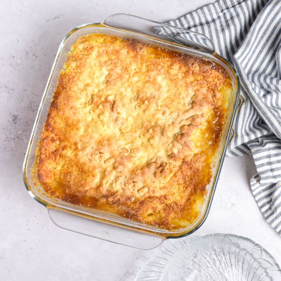 Peach Cobbler with Cake Mix - Recipe photo by Chopnotch