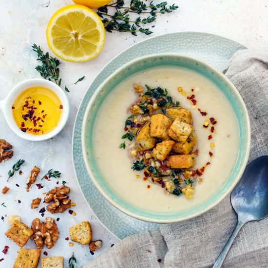 Celeriac Soup - Recipe photo by theflexitarian