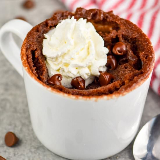 Chocolate Chip Mug Cake - Recipe photo by simplejoy