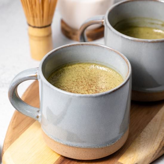 Matcha Vanilla Latte - Recipe photo by caiteyjay