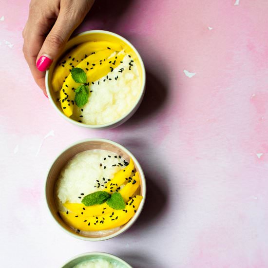 Vegan Mango Sticky Rice - Recipe photo by veganpunks