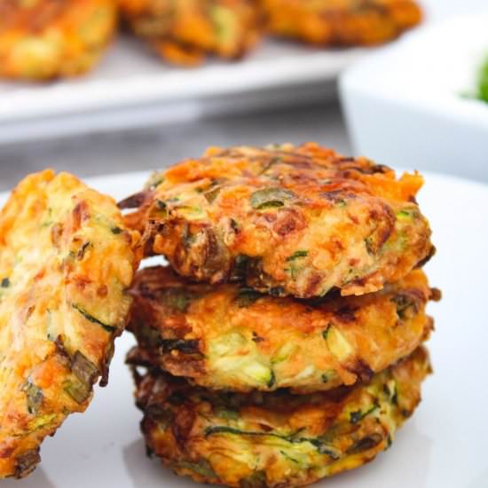 Air Fryer Zucchini Fritters - Recipe photo by simplyscrumptiouseats