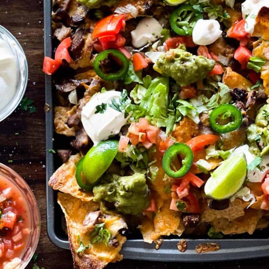 Best Steak Nachos Recipe - Recipe photo by SundaySupper
