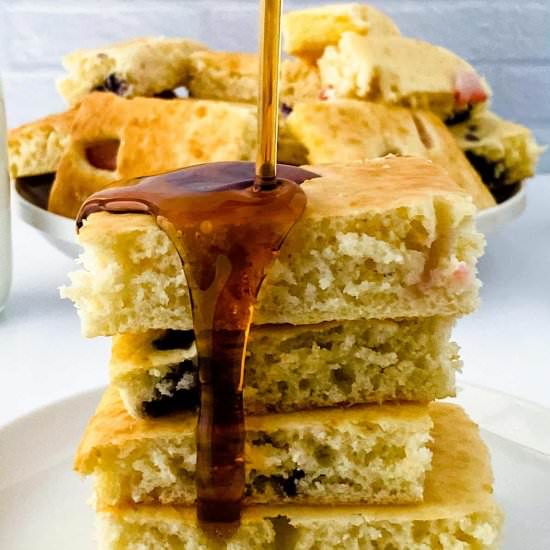 Easy Sheet Pan Pancakes - Recipe photo by SundaySupper