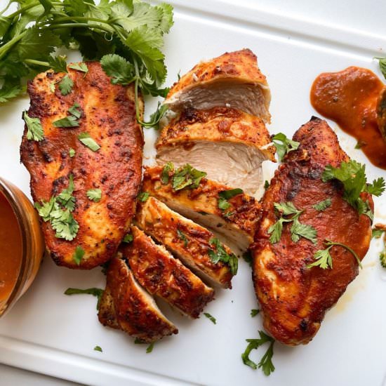 Air Fryer BBQ Chicken Breast - Recipe photo by frozen_bananas_