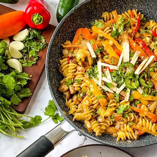 Honey Chipotle Chicken Pasta - Recipe photo by Sweet Simple Masala