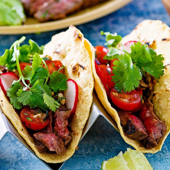 Carne Asada Tacos - Recipe photo by BestBeefRecipes