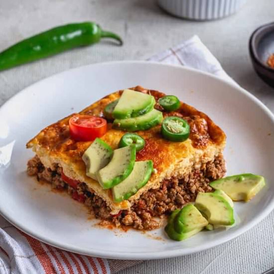 Keto Taco Casserole - Recipe photo by BestBeefRecipes