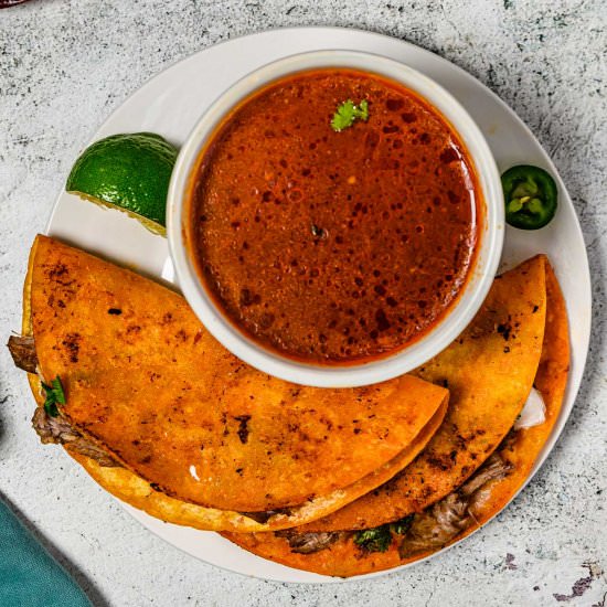 Birria Consomé Recipe - Recipe photo by EasySauceRecipes
