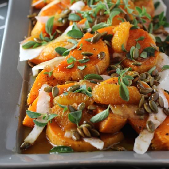 Ottolenghi's butternut squash - Recipe photo by Food Gal