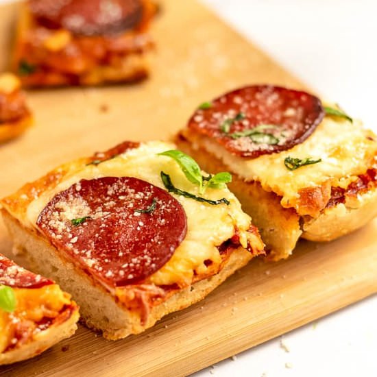 Homemade French Bread Pizza - Recipe photo by AllThingsMamma